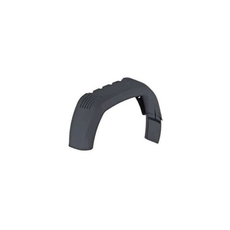 Mudguard with mud flap